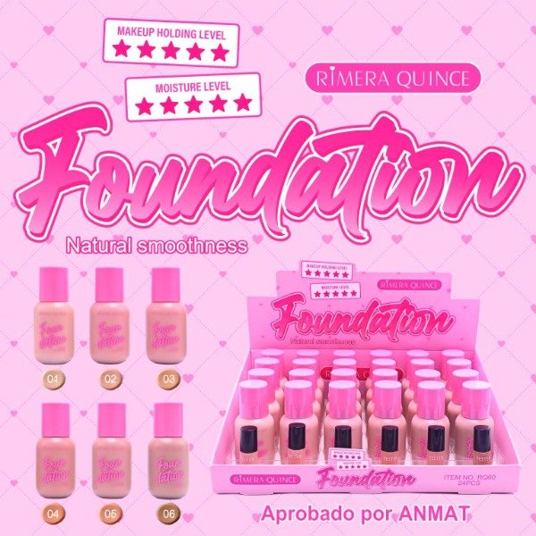 Producto - BASE LÍQUIDA FOUNDATION - RIMERA QUINCE