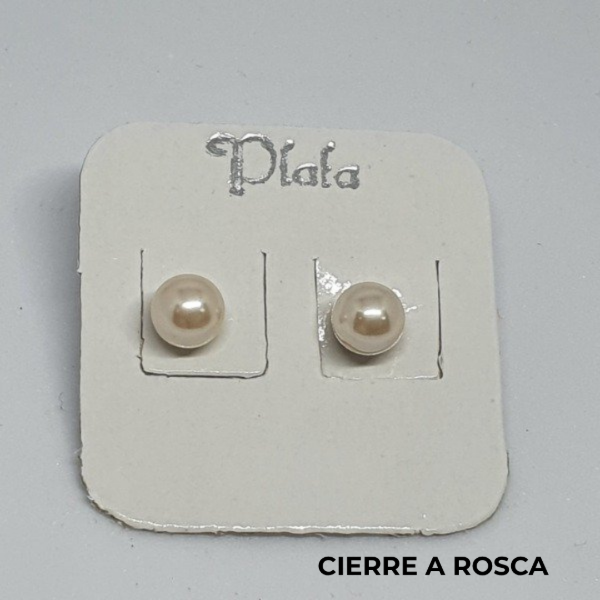 Producto - Aros Perla plata N9