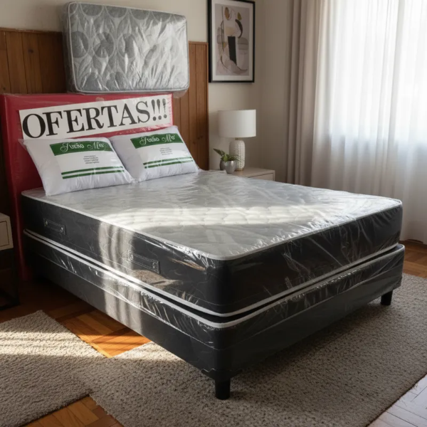 Producto - Colchon y Somiers Resorte Saten