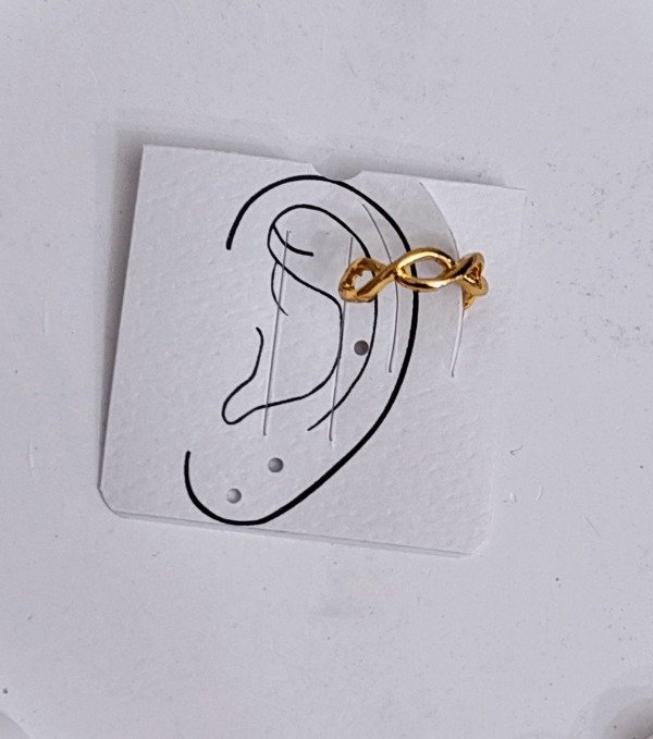 Producto - Cuff Acero Dorado Eslabones