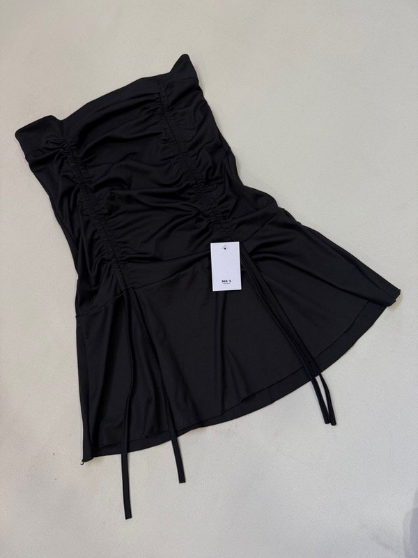Producto - Vestido strapless frunce
