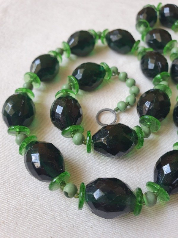 Producto - Collar Art Deco Cristal Esmeralda