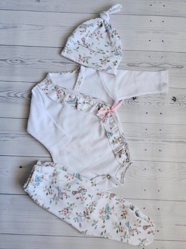 Producto - Ajuar batita-body Colibri