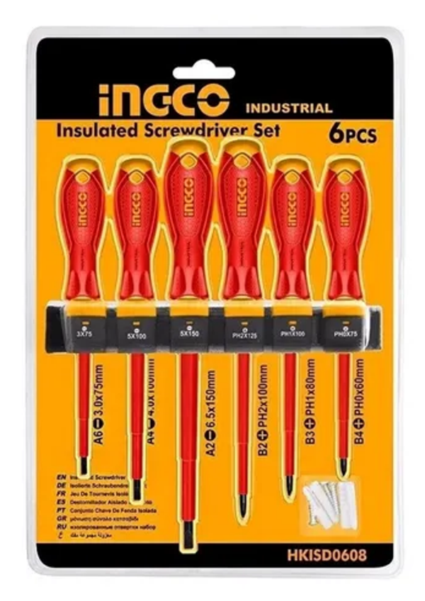 Producto - JUEGO DE DESTORNILLADORES 1000V INGCO