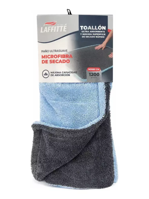 Producto - PAÑO DE MICROFIBRA TOALLON 90X60 CM 1200 GRS