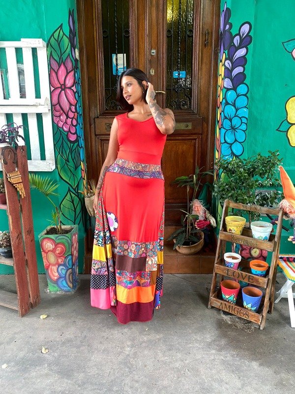Producto - VESTIDO HINDU LARGO CORAZÓN