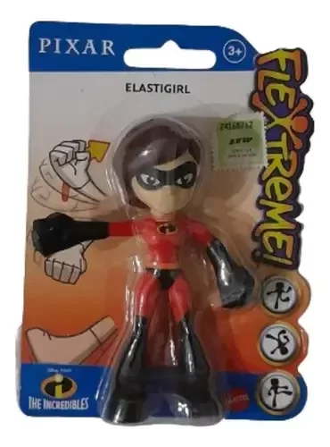 Producto - Elastigirl Figuras Flexible Flextreme Mattel