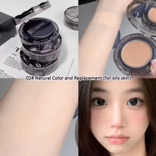 Producto - Base Cushion Cream Acabado Natural + Repuesto 15gr 02 - Gege Bear