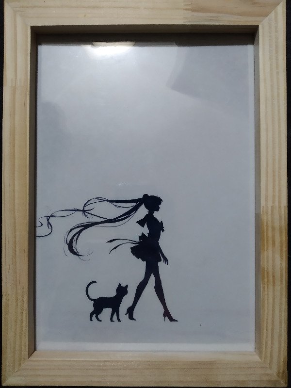 Producto - Sailor Moon - Cuadro iluminado doble capa