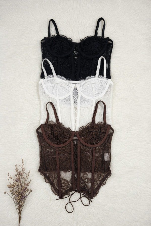 Producto - CORSET ENCAJE TIRA A038