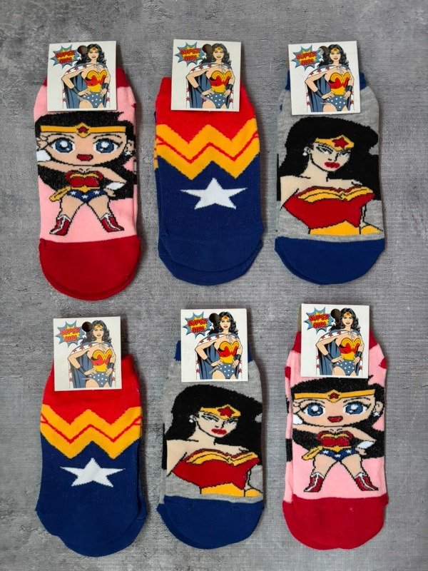 Producto - Medias mujer maravilla Pack x12