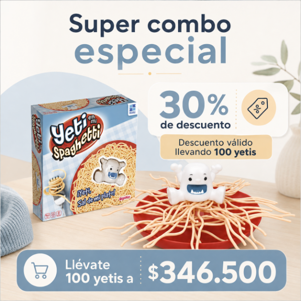 Producto - PM-6958 UN YETI EN MI SPAGHETTI. X 100 UNIDADES