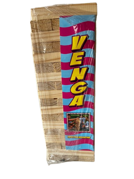 Producto - JUEGO JENGA DE MADERA 54 PIEZAS 13.5X40CM