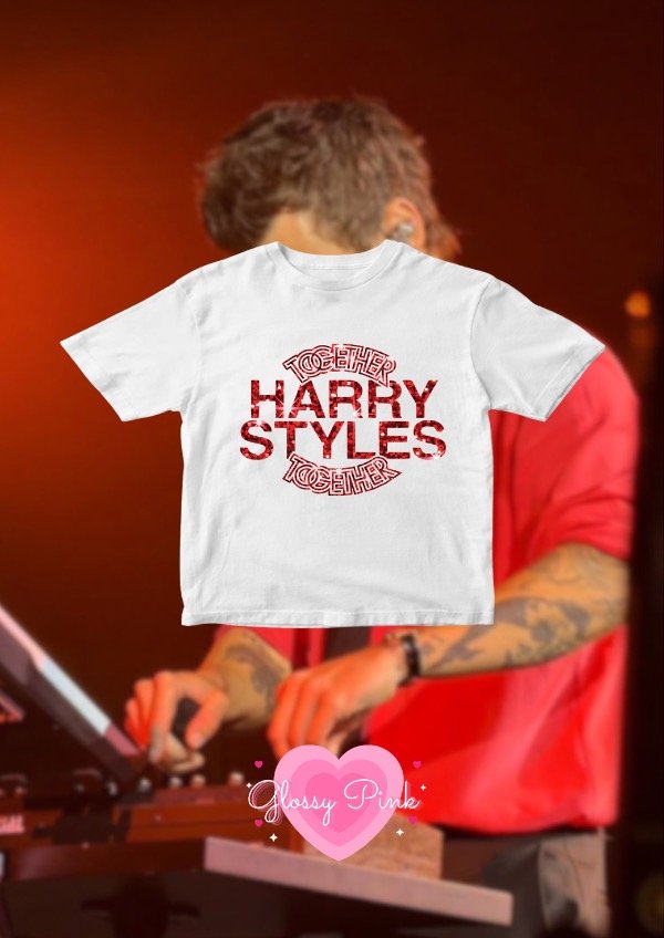Producto - Baby Tee Together - VINILO TEXTIL GLITTER ROJO