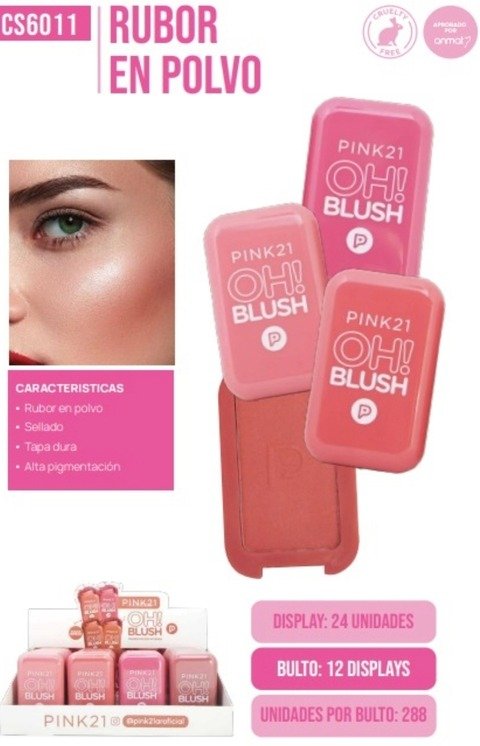 Producto - Rubor OH BLUSH Pink21 87436