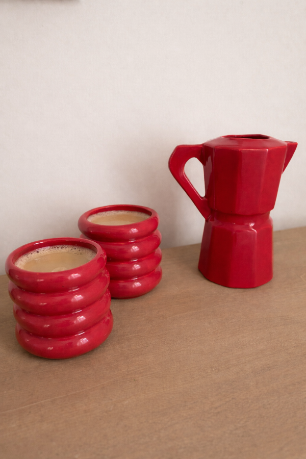 Producto - Set MOKA CHERRY - Moka + 2 Nubecitas