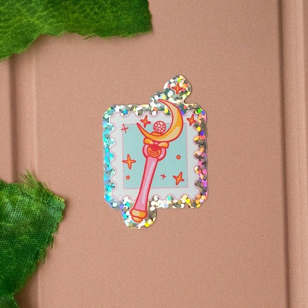 Producto - Sticker Estampilla Cetro lunar de Sailor Moon
