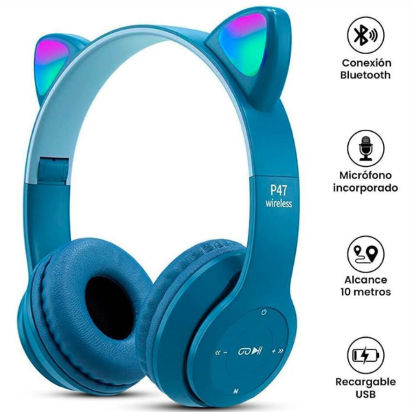 Producto - Auriculares Vincha con orejas P47