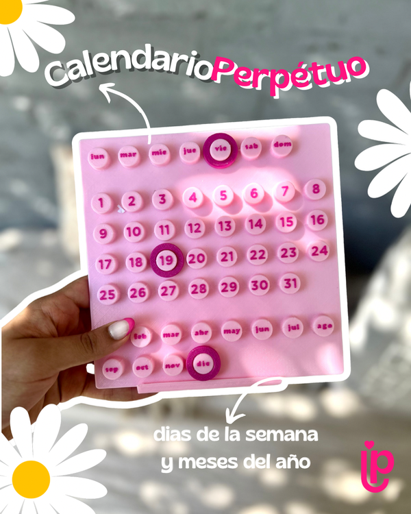Producto - Calendario perpétuo de escritorio