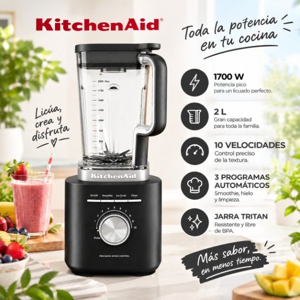 Producto - LICUADORA KITCHENAID PURE POWER LKSB2072 - 1700W-NEGRO