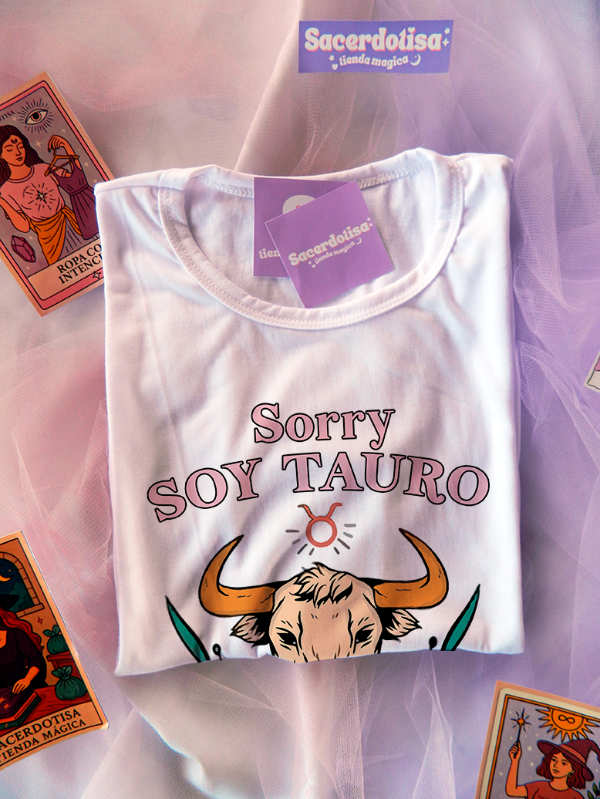 Producto - Remera Sorry, soy tauro
