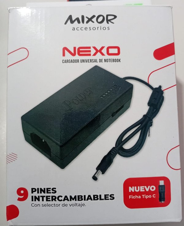 Producto - Cargador universal para Noteboocks Mixor