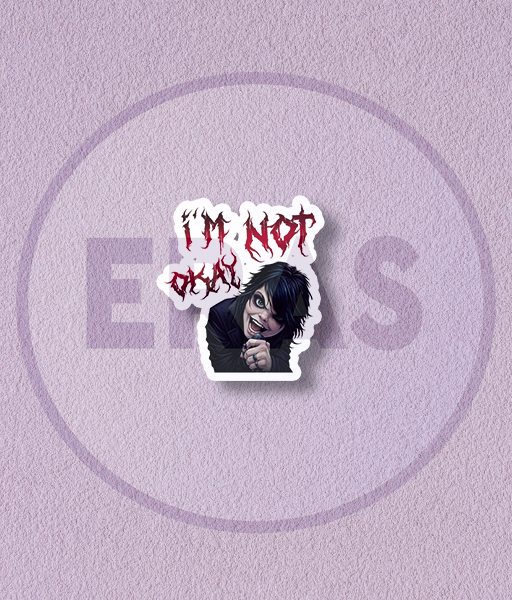 Producto - STICKERS UV - MY CHEMICAL ROMANCE - IM NOT OK