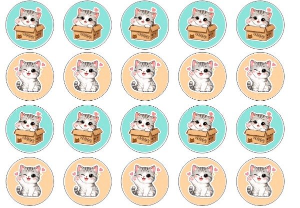 Producto - LAMINA GATITOS 7