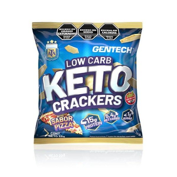 Producto - LOW CARB KETO CRACKERS - GENTECH - 33GRS