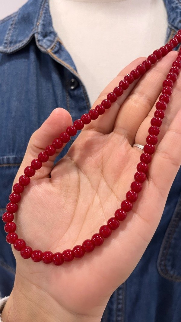 Producto - Gargantilla Ágatas Tinto