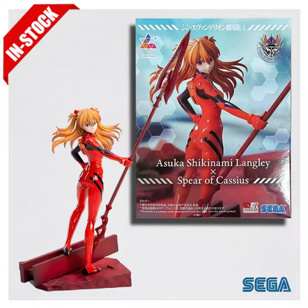 Producto - Diorama Asuka Langley Lanza de Cassius - Evangelion - SEGA -  Luminasta - 20cm