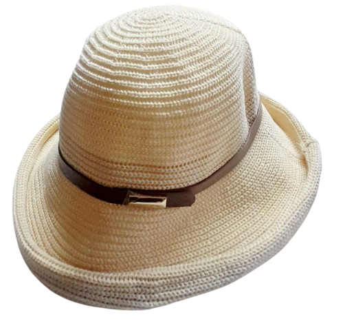 Sombrero tejido de rafia