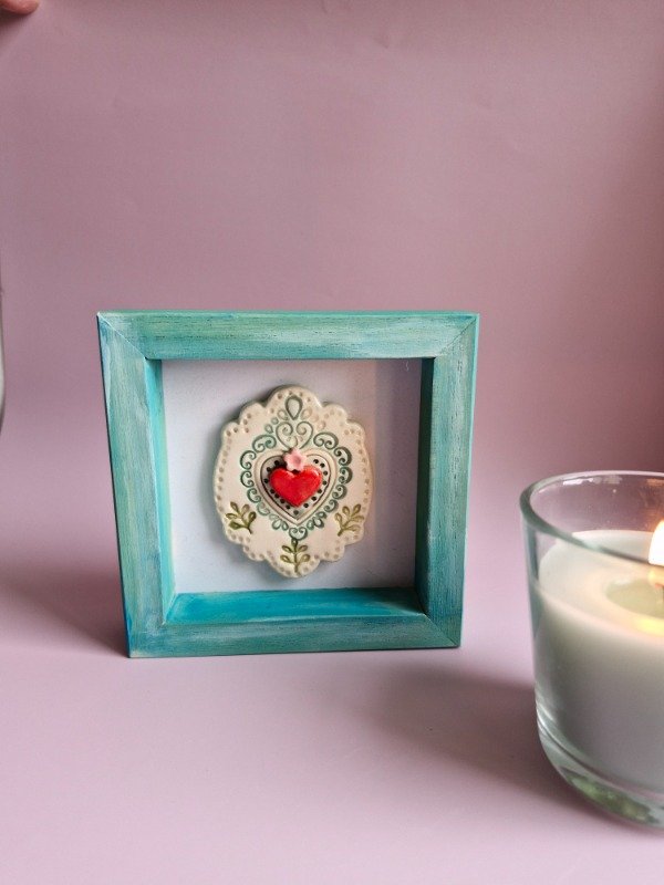 Producto - Cuadro con aplique 10x10cm