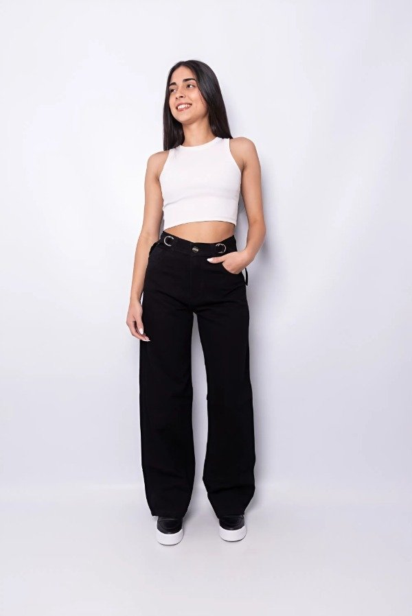Producto - Baggy Black Con Regulador Gamir