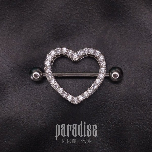 Producto - Nipple Corazón Multi Cristal