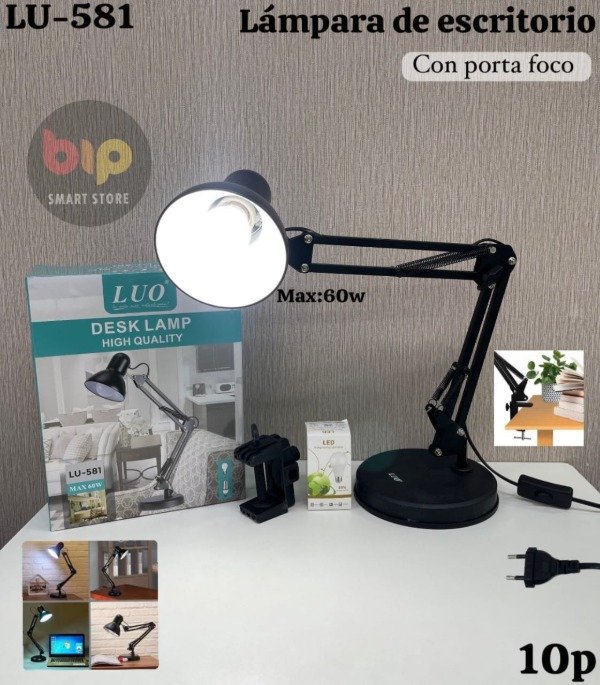 Producto - Lámpara de escritorio con portafoco