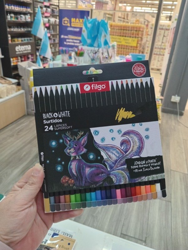 Producto - LAPIZ COLOR FILGO SUPERSOFT X 24 UNIDADES