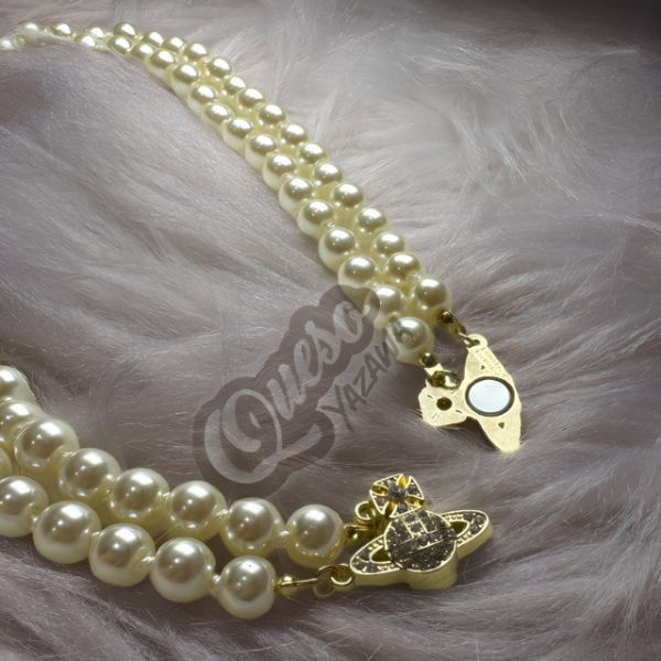 Producto - Collar Reira Doble Dorado - 1