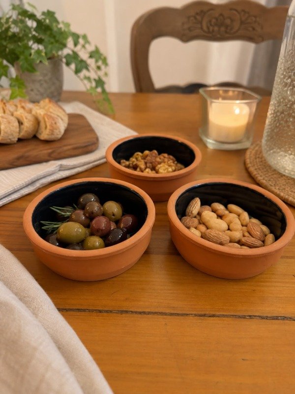 Producto - Set de 3 cazuelas de terracota
