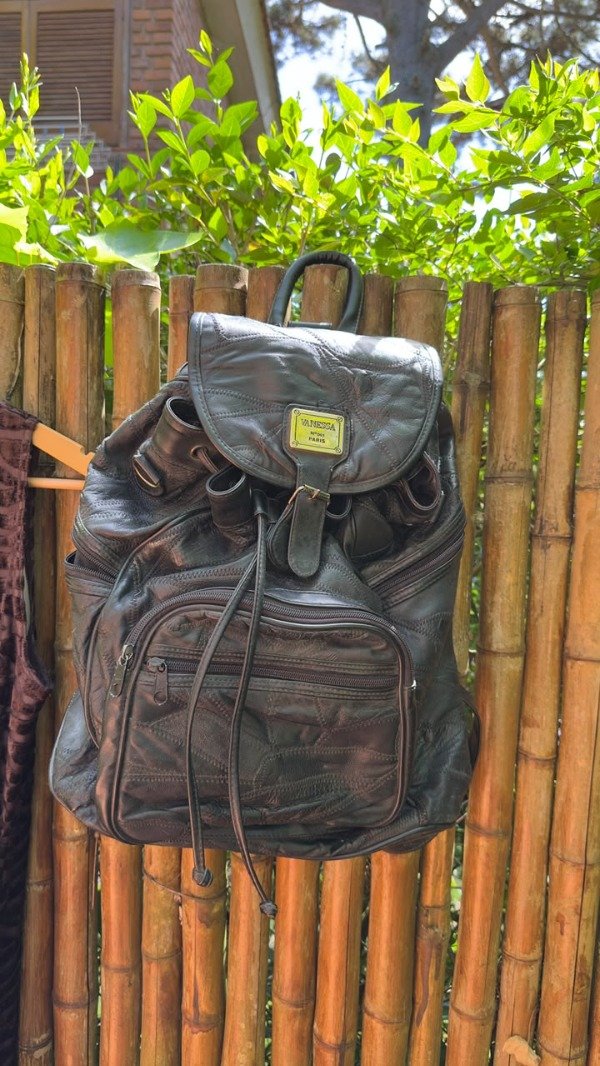 Producto - Mochila de Cuero retazos - 0