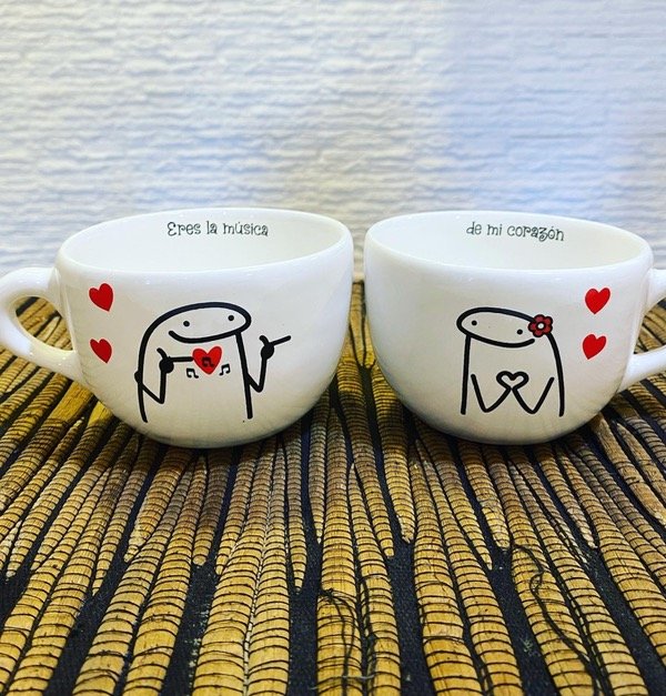 Producto - Set de tazones Flork música