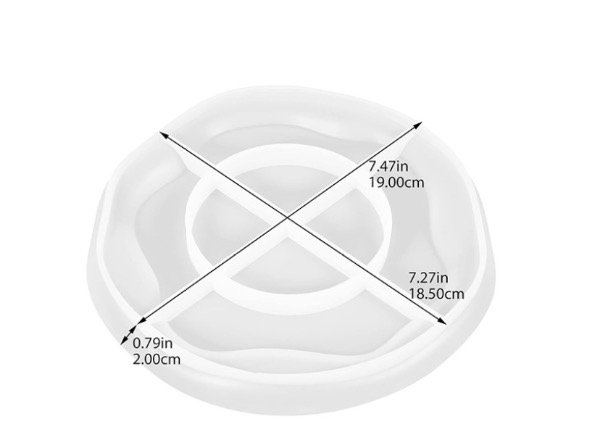 Producto - MOLDE SILICONA BANDEJA CIRCULAR CON BORDES IRREGULAR - 2