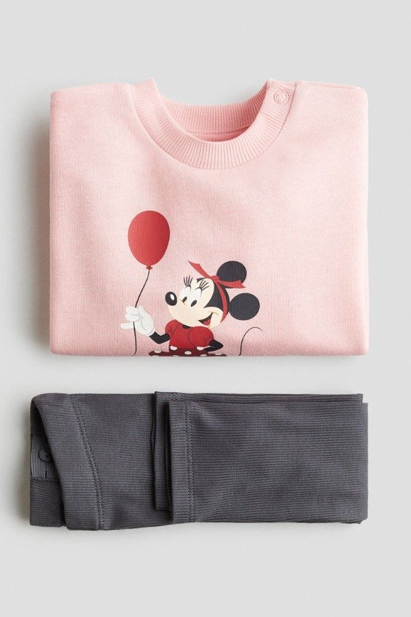 Producto - Conjunto HyM Minnie rosa y negro - 1