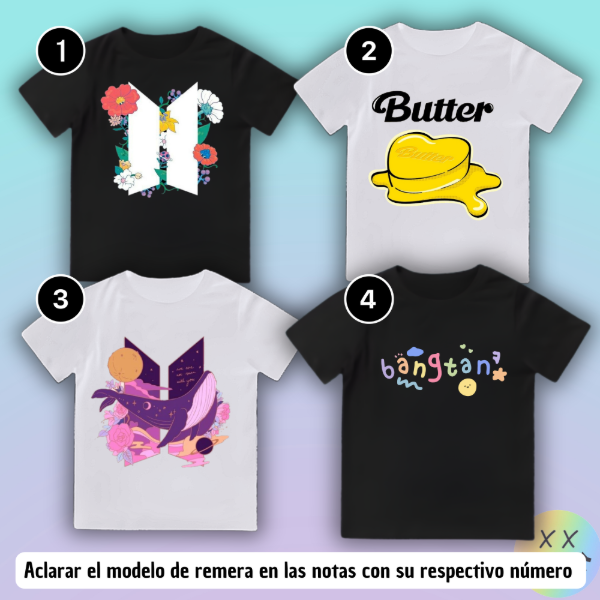 Producto - Baby Tee BTS #1 (varios modelos)