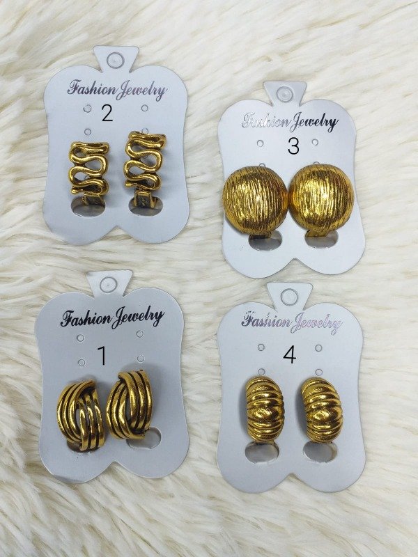 Producto - Aros Clip dorados