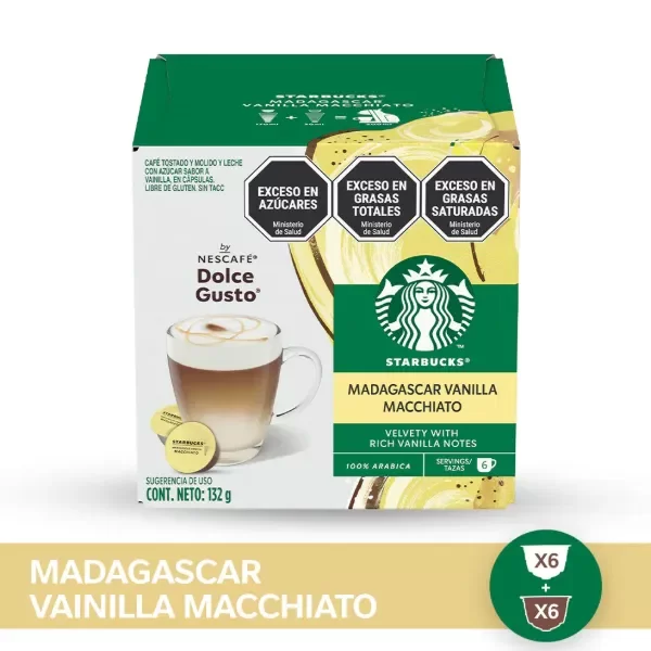 Producto - Cápsulas Dolce Gusto Machiato Vainilla Starbucks