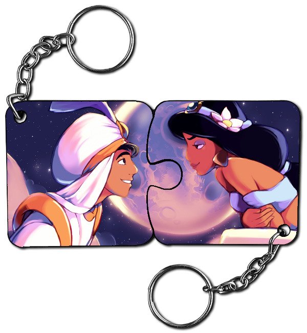 Producto - Aladdin y Jasmine -Llaveros
