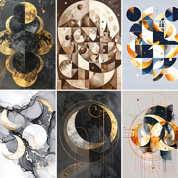 Producto - Láminas para Imprimir - Fases Luna