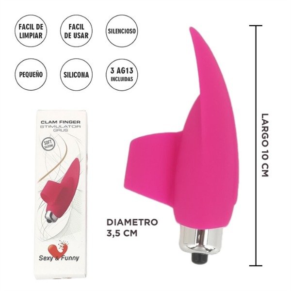 Producto - GRUSS : BALA PARA DEDO ESTIMULADOR CLITORIS