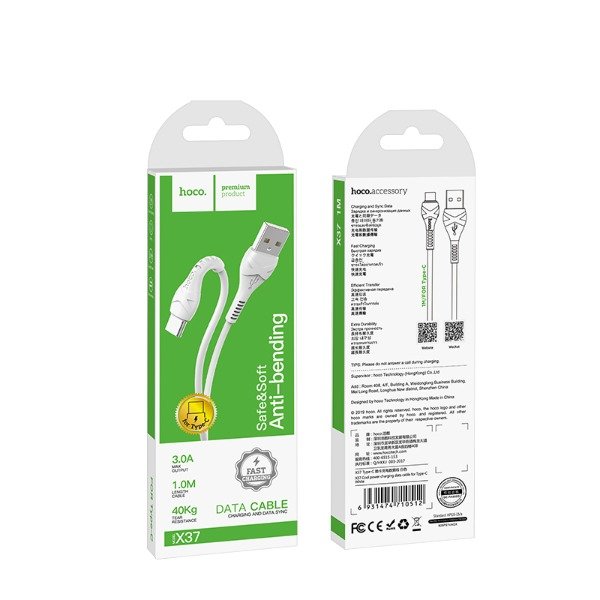 Producto - HOCO - X37 Cable Tipo C (1M) - 0